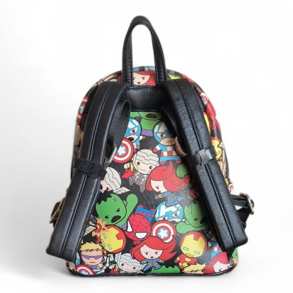 Loungefly Marvel Chibi Avengers Allover Print Backpack